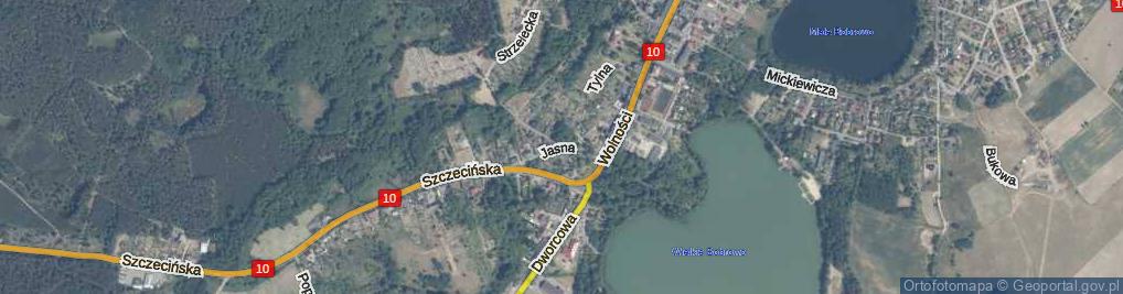 Zdjęcie satelitarne Jasna ul.